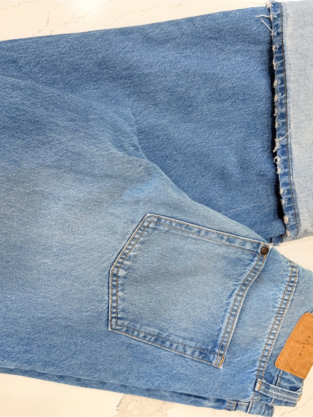 H&M Classic Light Blue Wide Leg Denim Jeans